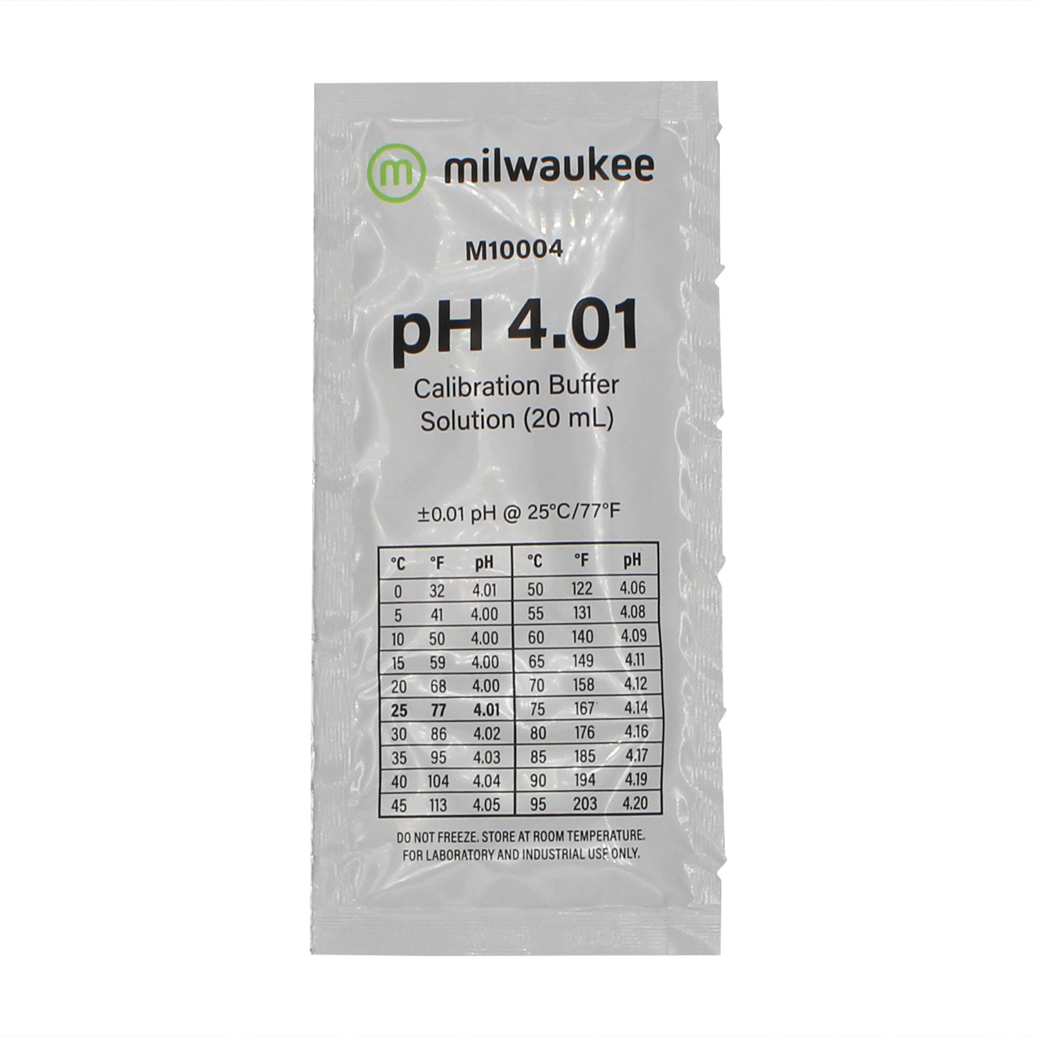 pH 4.01 Buffer Solution (20ml) -  Canuck Homebrew Supply, Canada
