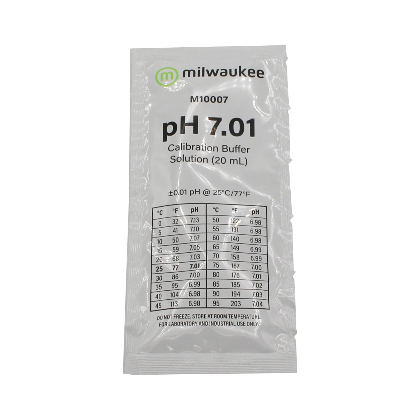 Milwaukee pH 7.01 Buffer Solution (20ml) -  Canuck Homebrew Supply, Canada
