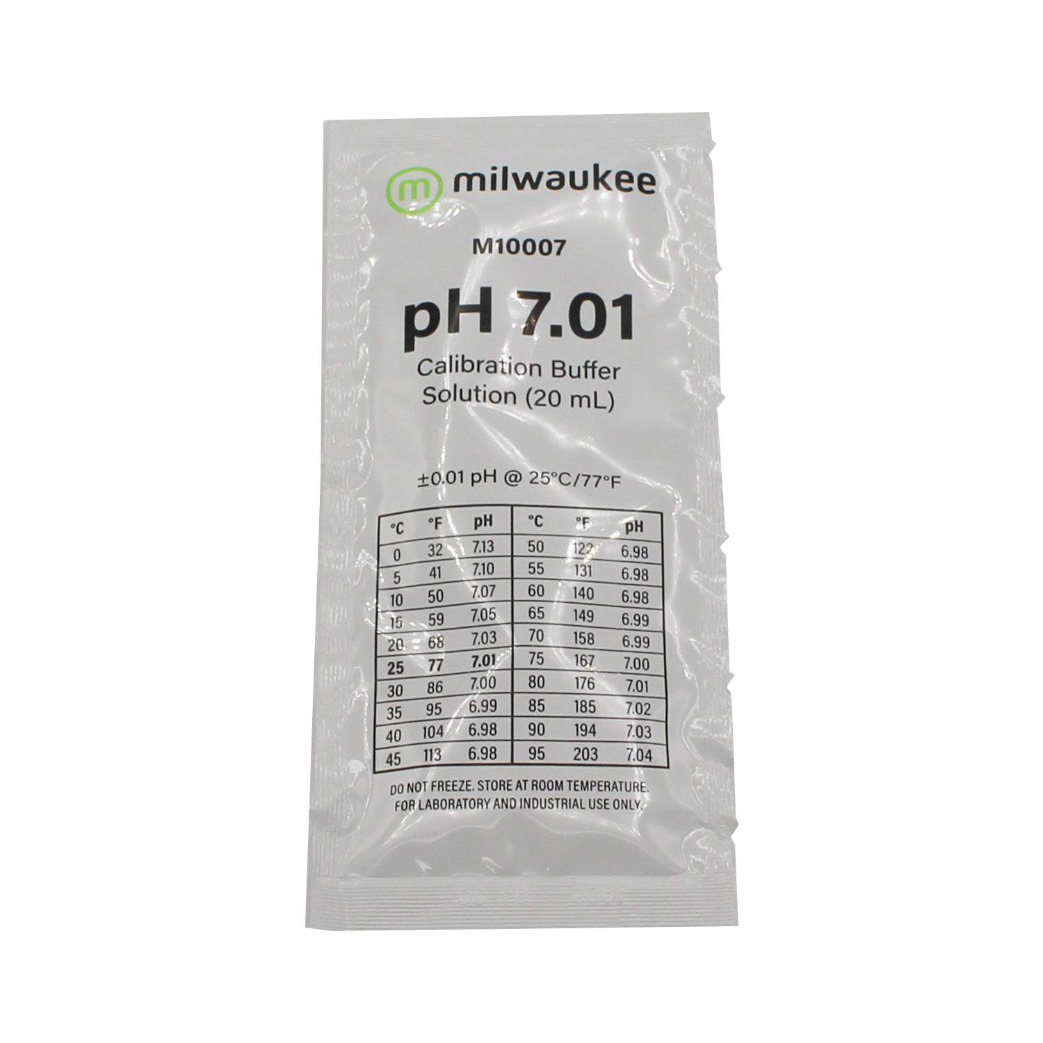 Milwaukee pH 7.01 Buffer Solution (20ml) -  Canuck Homebrew Supply, Canada