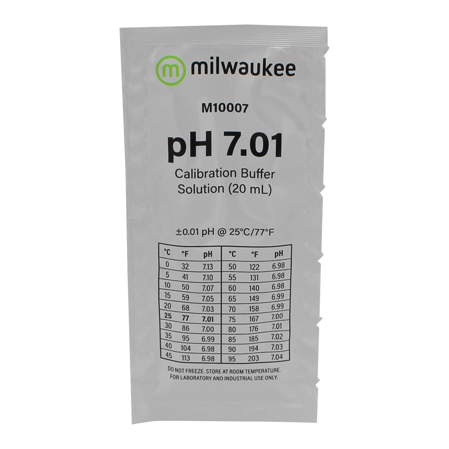 Milwaukee pH 7.01 Buffer Solution (20ml) -  Canuck Homebrew Supply, Canada