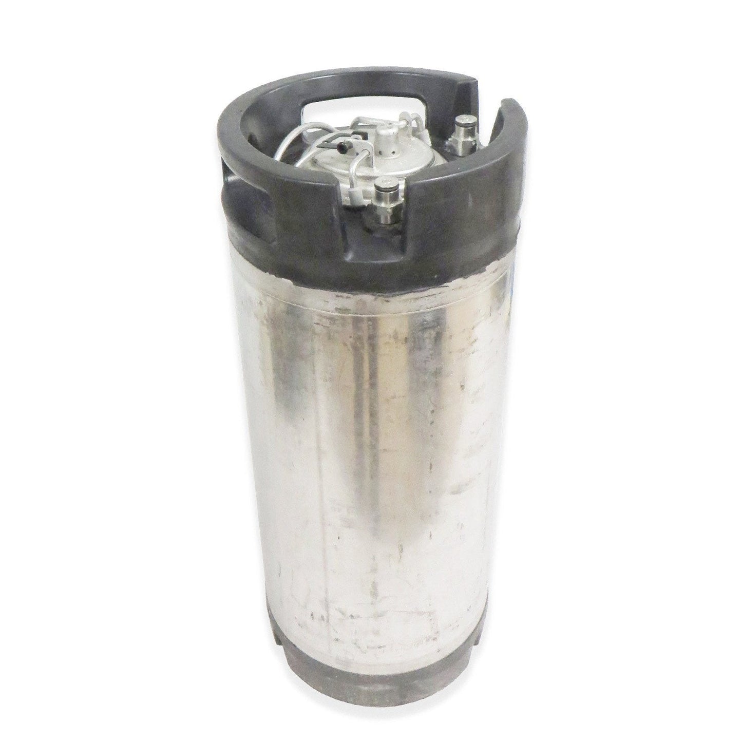 5 Gallon Stainless Steel Dual Handle Keg - Reconditioned