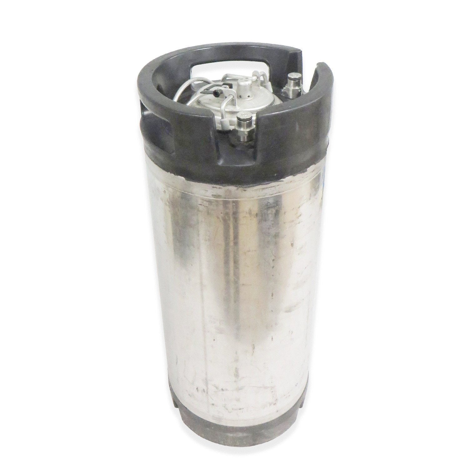 5 Gallon Stainless Steel Dual Handle Keg - Reconditioned