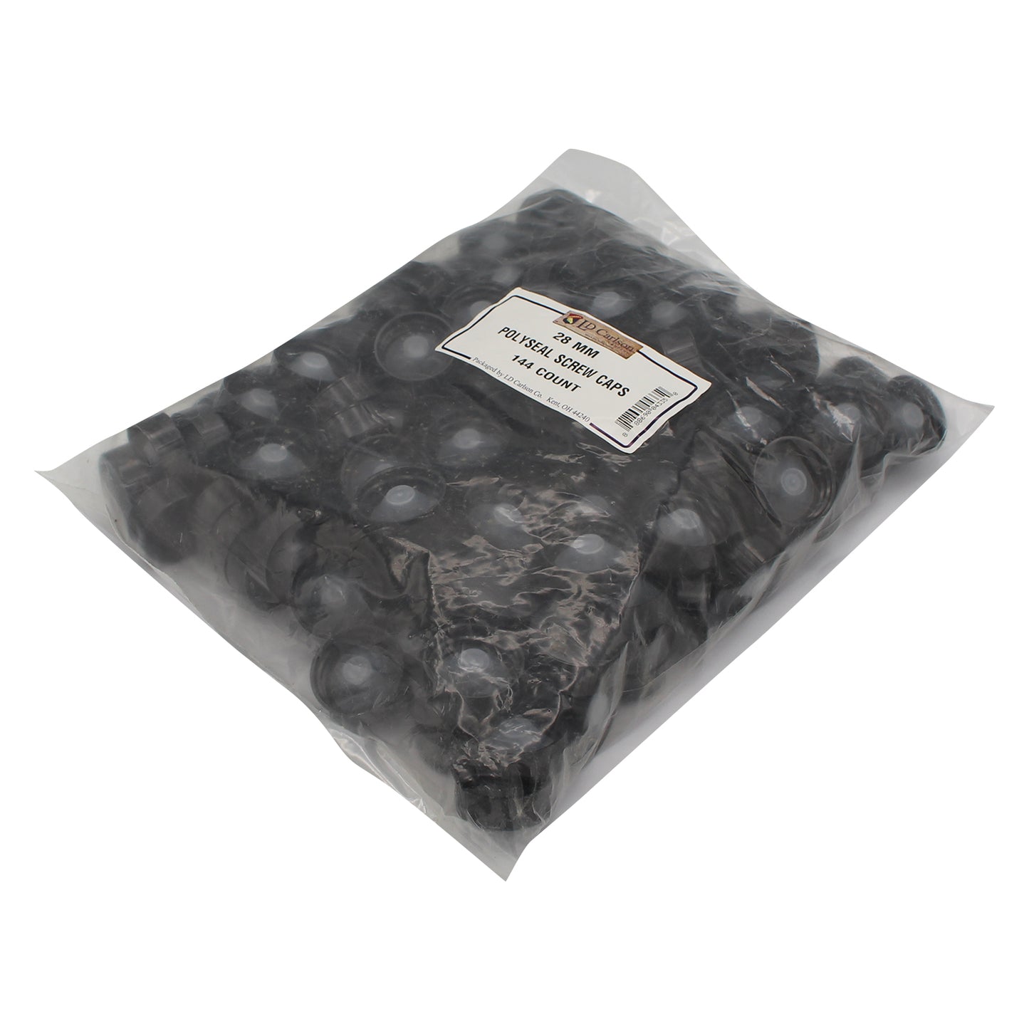 28mm Polyseal Screw Cap - 144 per bag