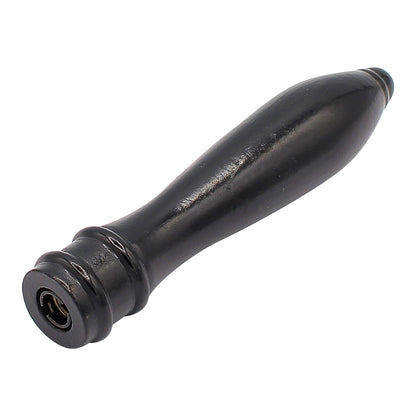 Black 6" Wood Grain Tap Handle