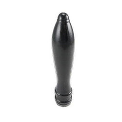 6" Black Wood Grain Tap Handle
