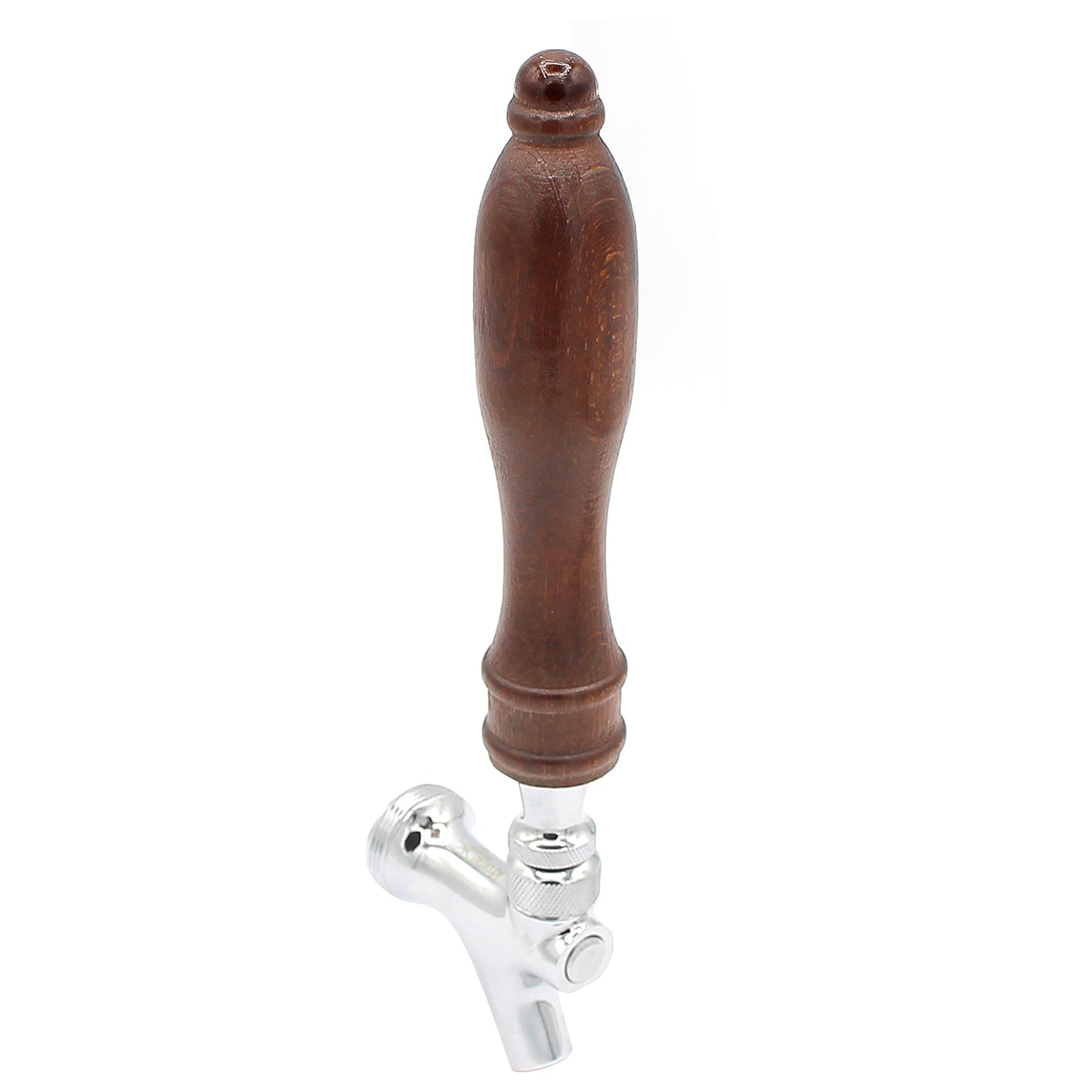 Dark Cherry 6" Wood Grain Tap Handle