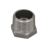 Stainless Steel Reducer Bushing - 3/4" to 1/2" Female NPT
