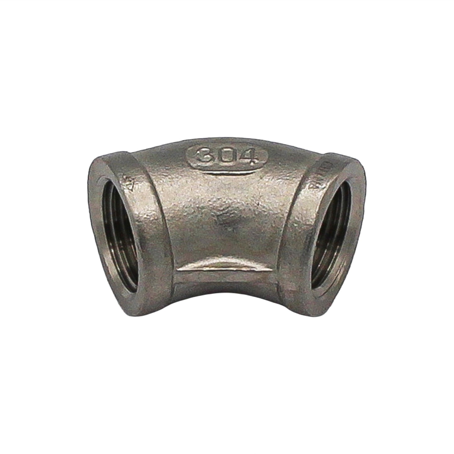 1/2" Female NPT 45 Degree Elbow - 304 Stainless Steel Pipe Fitting -  Canuck Homebrew Supply, Canada