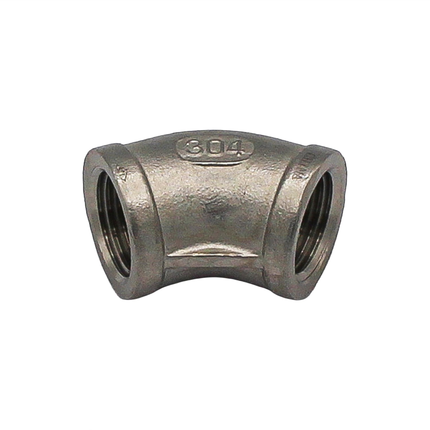 1/2" Female NPT 45 Degree Elbow - 304 Stainless Steel Pipe Fitting -  Canuck Homebrew Supply, Canada
