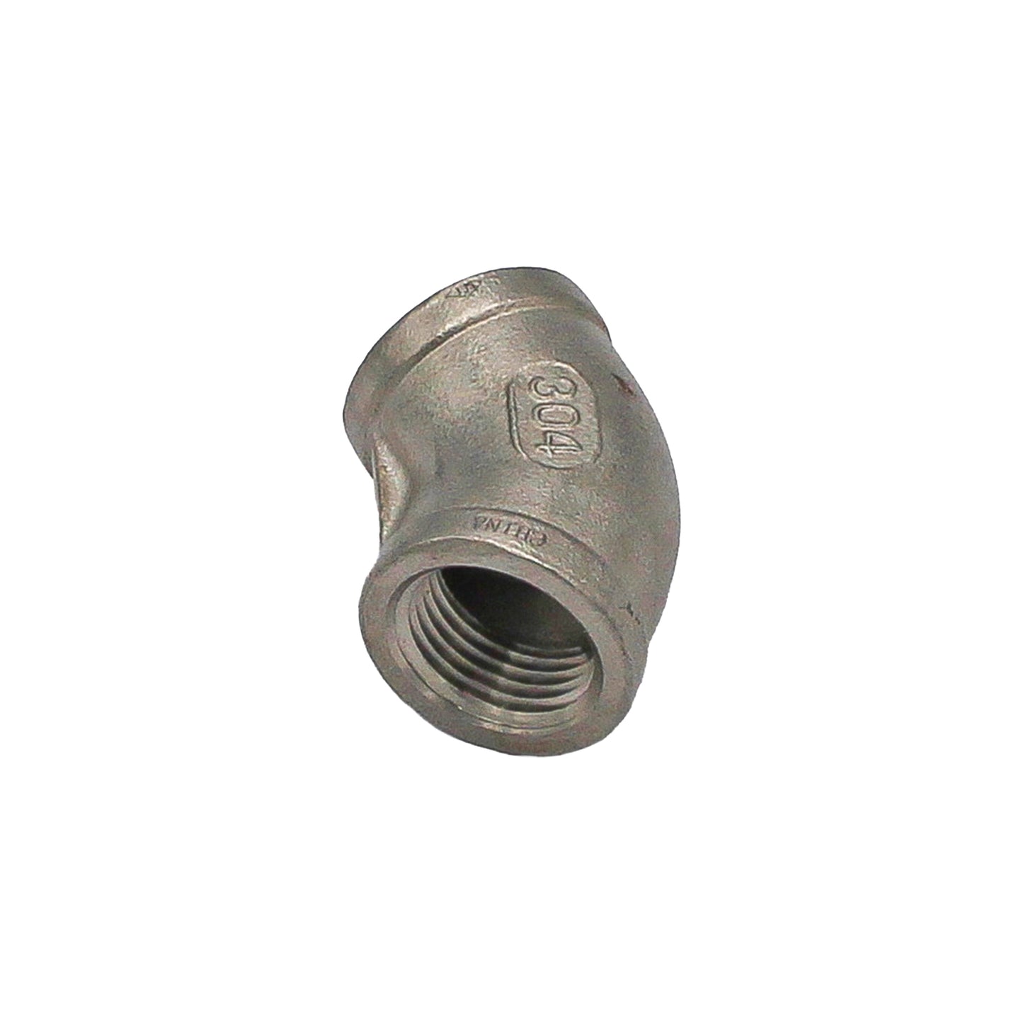1/2" Female NPT 45 Degree Elbow - 304 Stainless Steel Pipe Fitting -  Canuck Homebrew Supply, Canada
