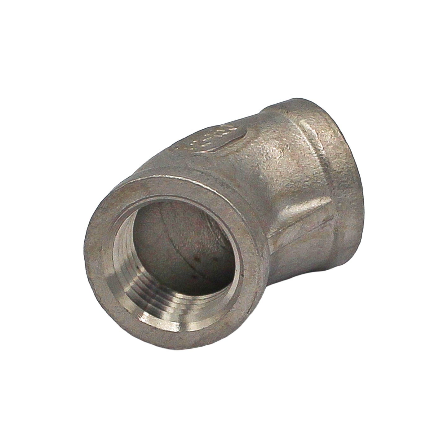 1/2" Female NPT 45 Degree Elbow - 304 Stainless Steel Pipe Fitting -  Canuck Homebrew Supply, Canada