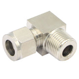 Stainless Steel Elbow - 1/2" Male NPT to 1/2" Compression