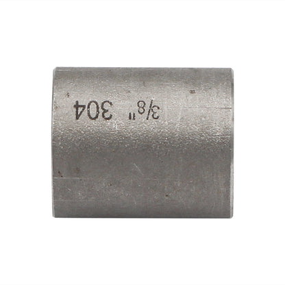 3/8" Female NPT X 3/8" Female NPT Coupler - 304 Stainless Steel Pipe Fitting