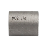 Stainless Steel Coupler - 3/8" Female NPT to 3/8" Female NPT