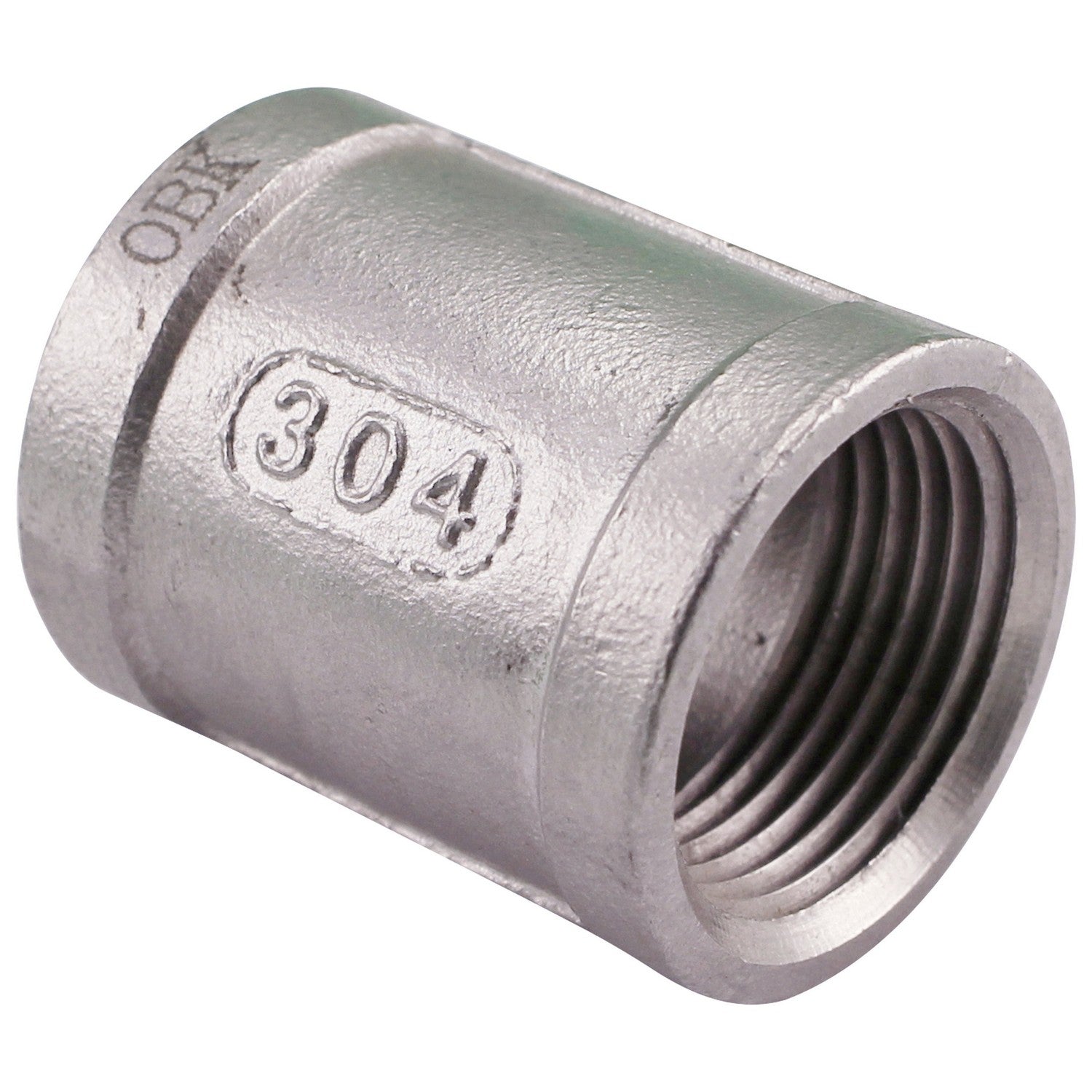 3/4" Female NPT to 3/4" Female NPT Stainless Steel Banded Coupler