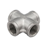 Stainless Steel Cross - 1/2" Female NPT