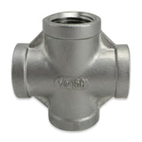 Stainless Steel Cross - 1/2" FPT