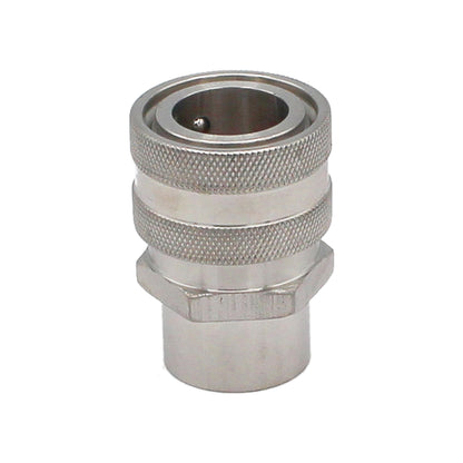 Stainless Steel Fitting - Female Quick Disconnect to 1/2" Female NPT -  Canuck Homebrew Supply, Canada