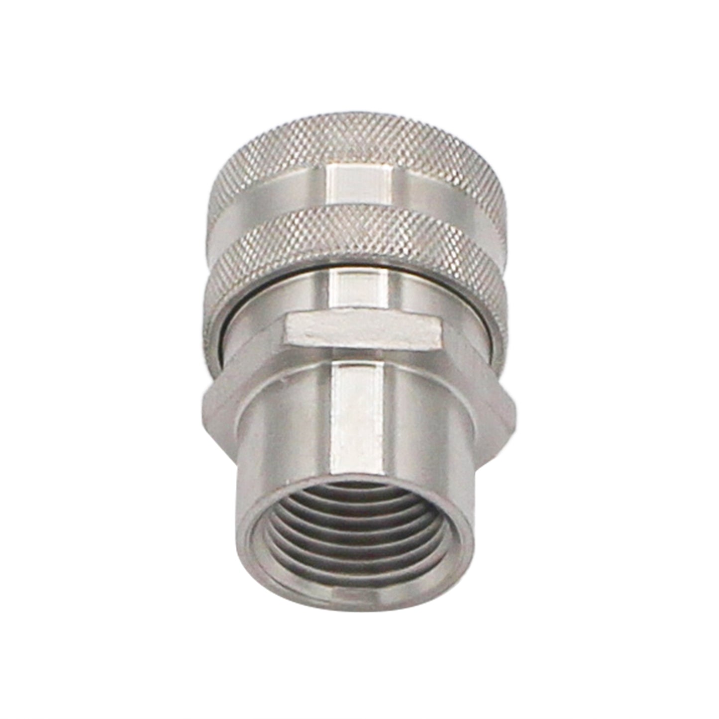 Stainless Steel Fitting - Female Quick Disconnect to 1/2" Female NPT -  Canuck Homebrew Supply, Canada