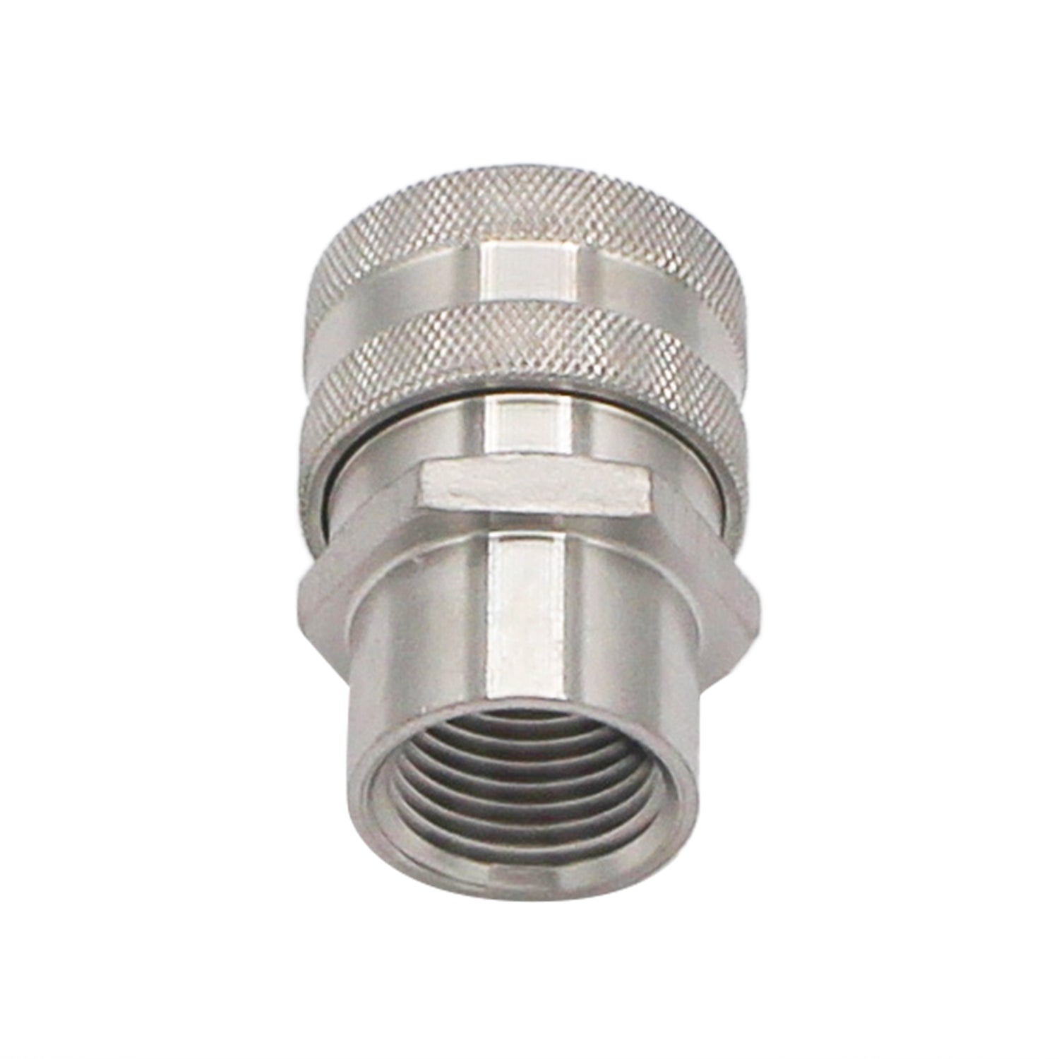 Stainless Steel Fitting - Female Quick Disconnect to 1/2" Female NPT -  Canuck Homebrew Supply, Canada