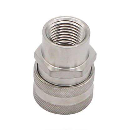 Stainless Steel Fitting - Female Quick Disconnect to 1/2" Female NPT -  Canuck Homebrew Supply, Canada