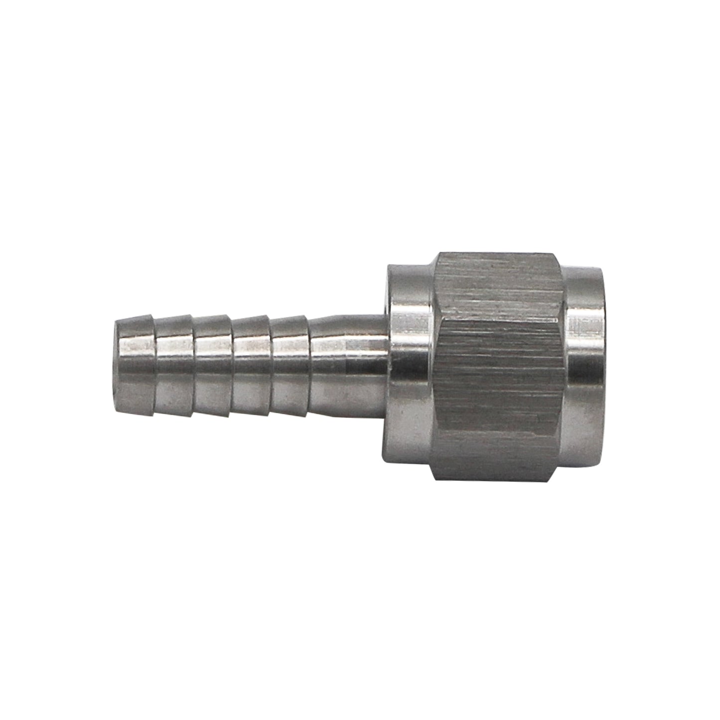 Stainless Steel Swivel Nut - 1/4" FFL X 1/4" OD Barb -  Canuck Homebrew Supply, Canada