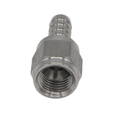 Stainless Steel Swivel Nut - 1/4" FFL X 1/4" OD Barb