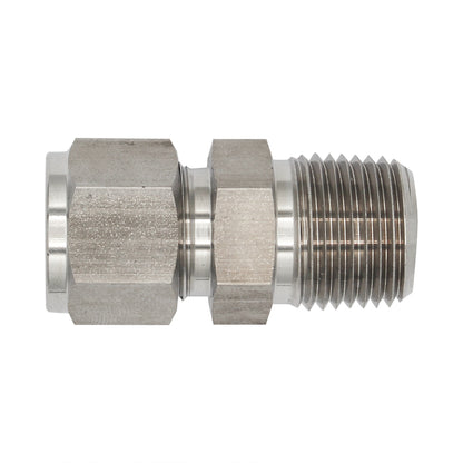 Stainless Steel Fitting - 1/2" Male NPT to 1/2" Compression