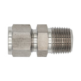 Stainless Steel Fitting - 1/2" Male NPT to 1/2" Compression
