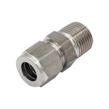 Stainless Steel Fitting - 1/2" Male NPT to 1/2" Compression