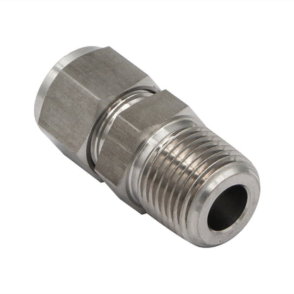 Stainless Steel Fitting - 1/2" Male NPT to 1/2" Compression