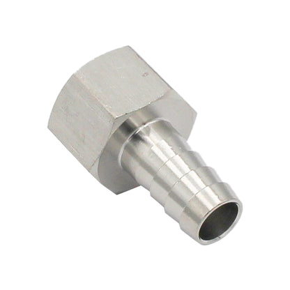 Stainless Steel Hose Barb - 1/2" Female NPT to 1/2" Barb -  Canuck Homebrew Supply, Canada