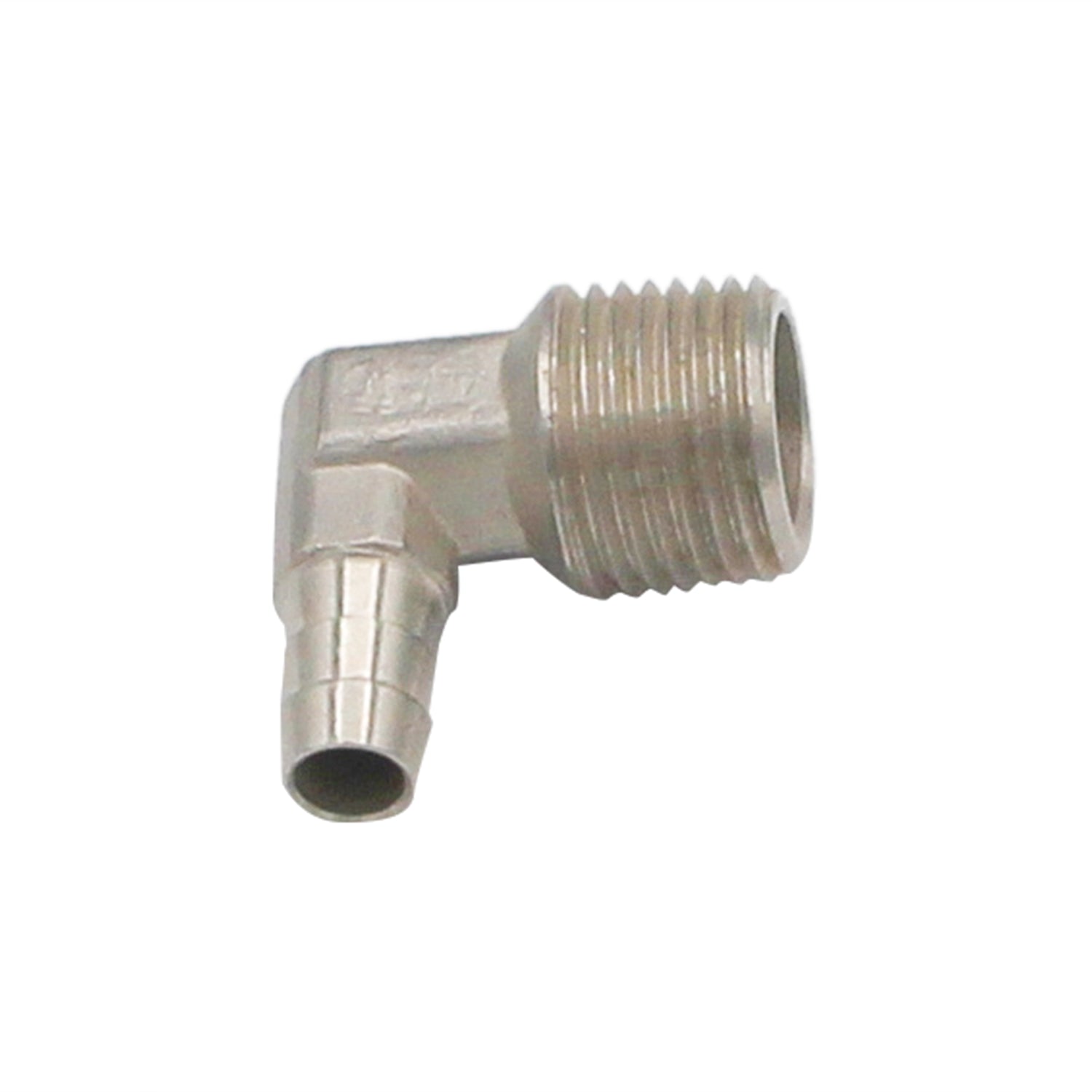 Stainless Steel Elbow - 1/2" Male NPT to 3/8" Barb -  Canuck Homebrew Supply, Canada
