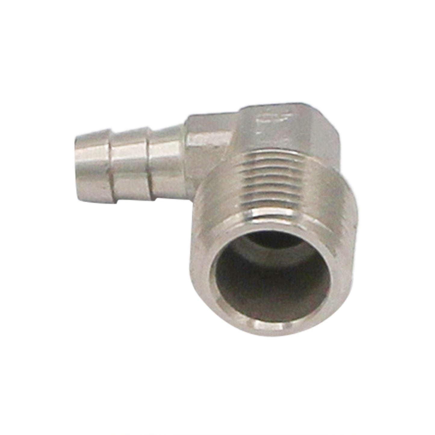 Stainless Steel Elbow - 1/2" Male NPT to 3/8" Barb -  Canuck Homebrew Supply, Canada