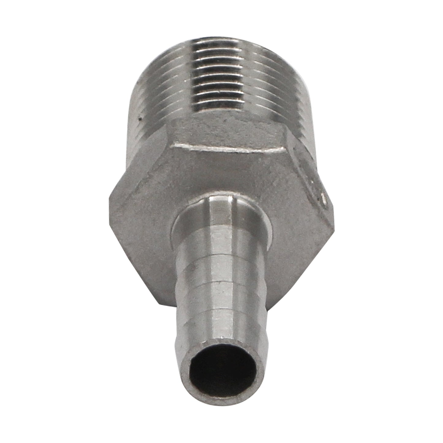Stainless Steel Hose Barb - 1/2" Male NPT to 3/8" Barb