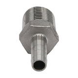 Stainless Steel Hose Barb - 1/2" Male NPT to 3/8" Barb