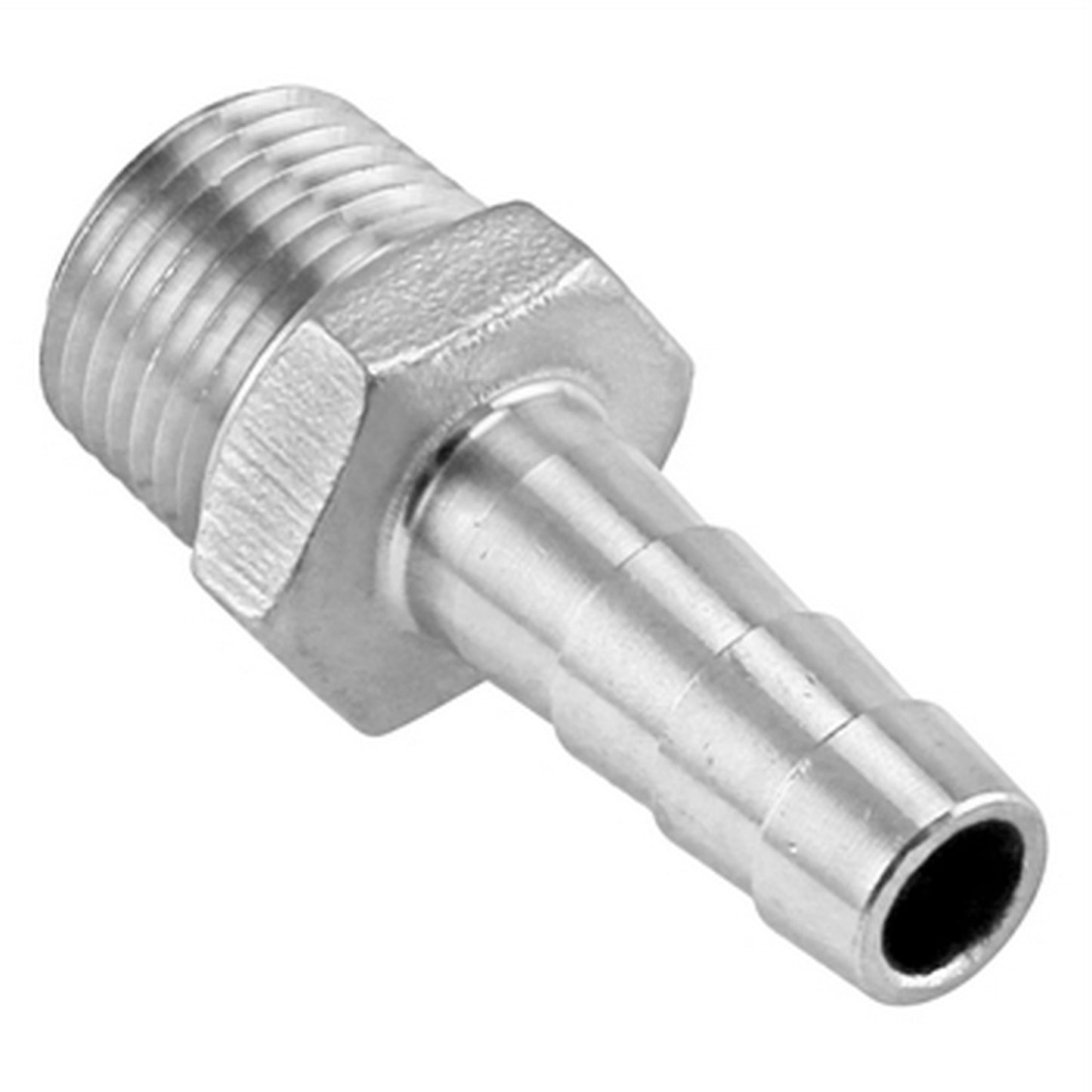 Stainless Steel Hose Barb - 1/2" Male NPT to 3/8" Barb
