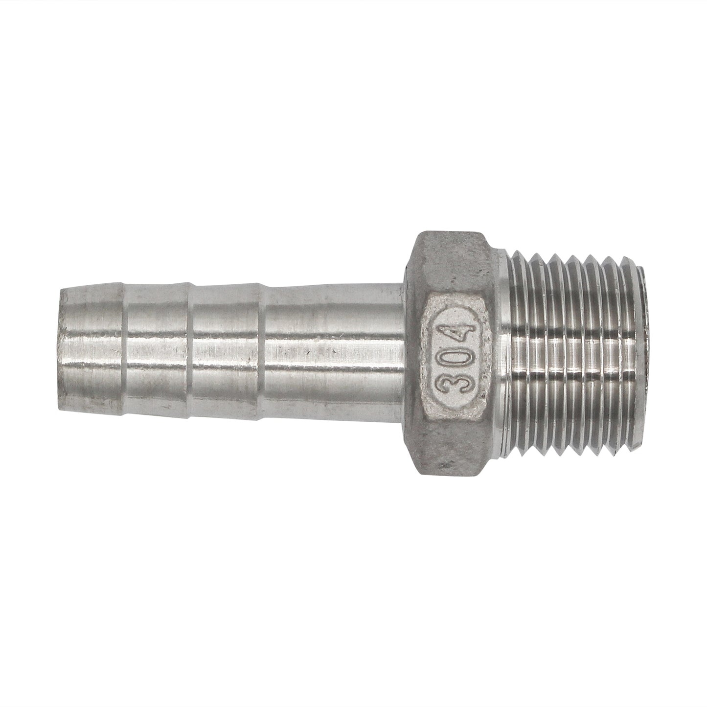 Stainless Steel Barbed Fitting - 1/2" Male NPT to 1/2" Barb -  Canuck Homebrew Supply, Canada
