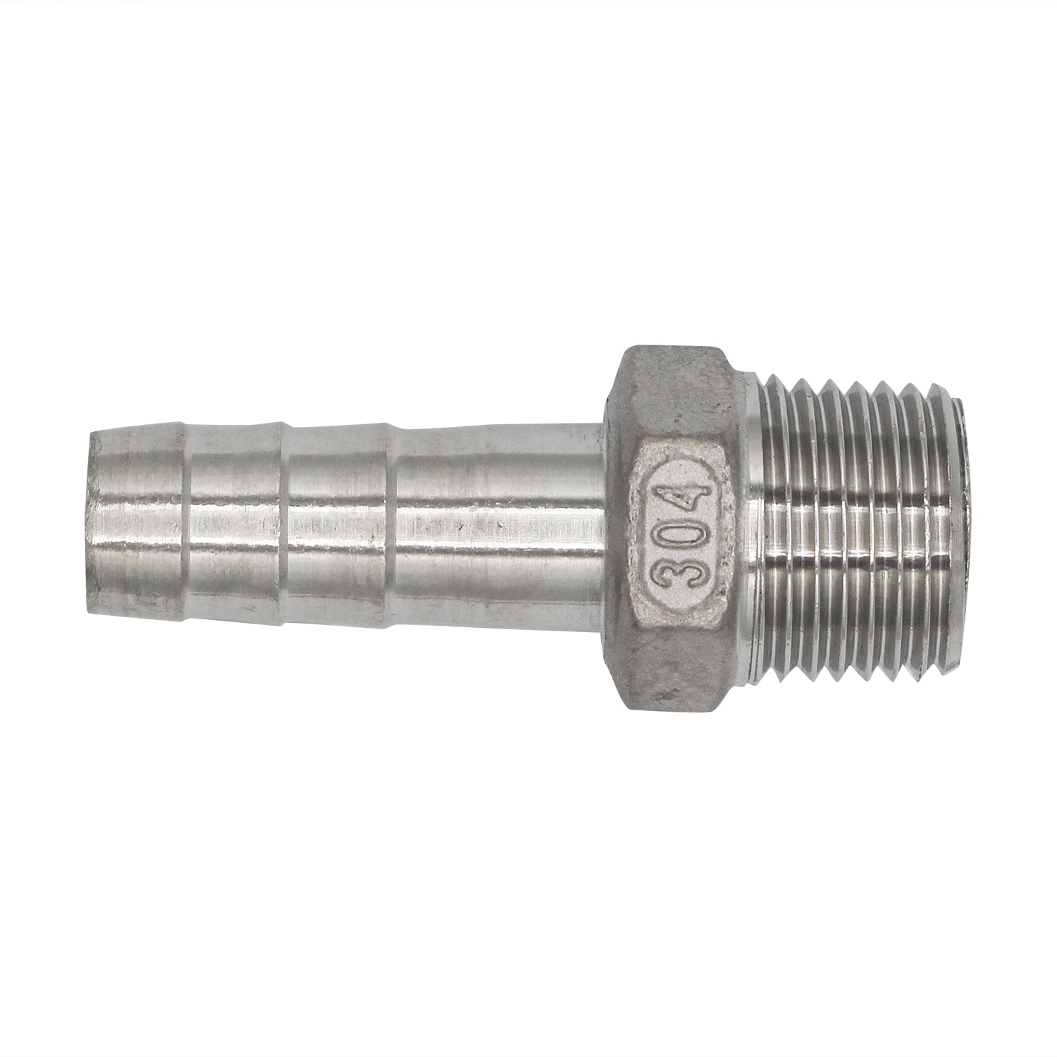 Stainless Steel Barbed Fitting - 1/2" Male NPT to 1/2" Barb -  Canuck Homebrew Supply, Canada