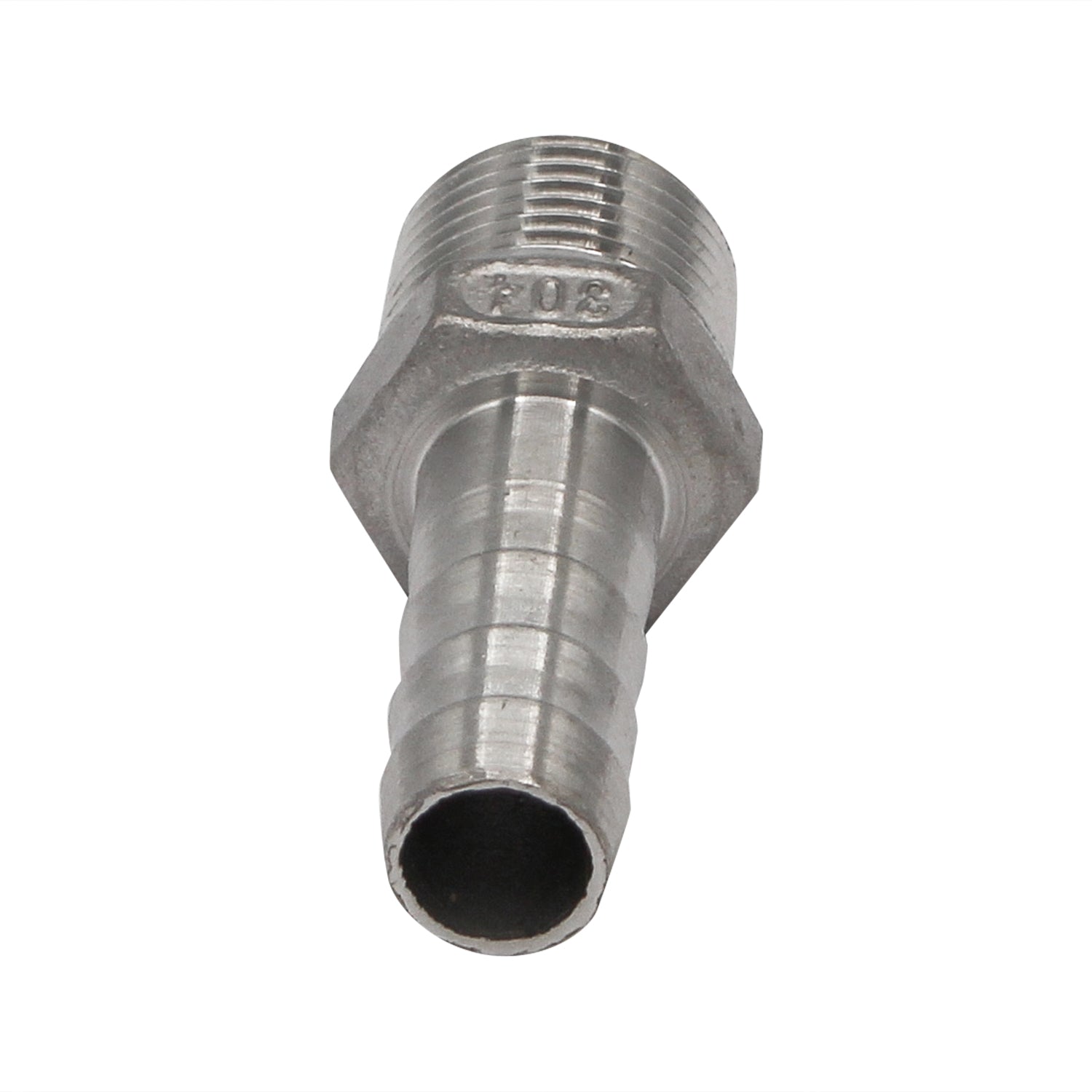 Stainless Steel Barbed Fitting - 1/2" Male NPT to 1/2" Barb -  Canuck Homebrew Supply, Canada