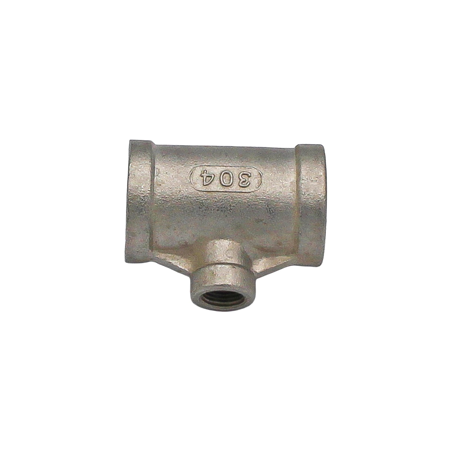 1/8" Female NPT X 1/2" Female NPT X 1/2" Female NPT Unequal Tee - 304 Stainless Steel Pipe Fitting -  Canuck Homebrew Supply, Canada