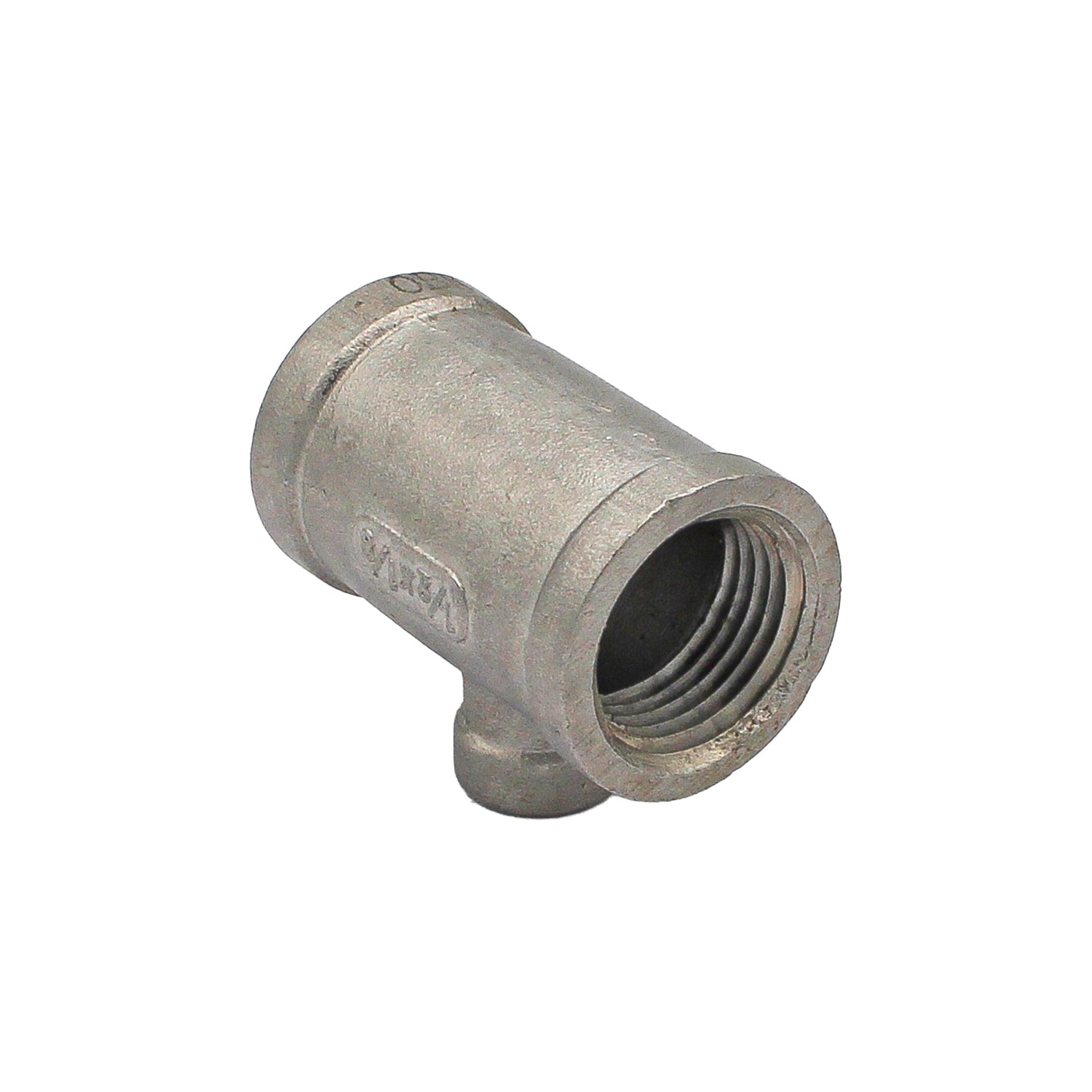 1/8" Female NPT X 1/2" Female NPT X 1/2" Female NPT Unequal Tee - 304 Stainless Steel Pipe Fitting -  Canuck Homebrew Supply, Canada