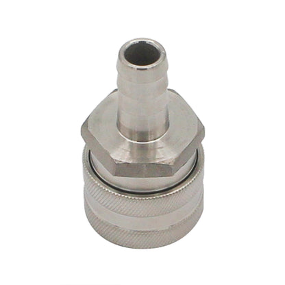 Stainless Steel Female Quick Disconnect Fitting - 1/2" OD Barb -  Canuck Homebrew Supply, Canada