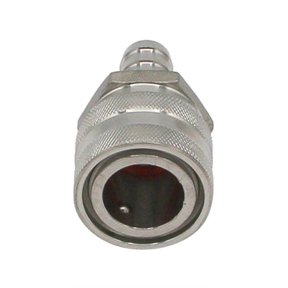 Stainless Steel Female Quick Disconnect Fitting - 1/2" OD Barb -  Canuck Homebrew Supply, Canada