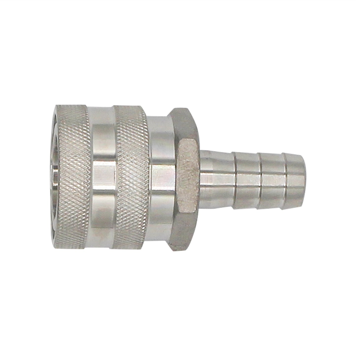 Stainless Steel Female Quick Disconnect Fitting - 1/2" OD Barb -  Canuck Homebrew Supply, Canada