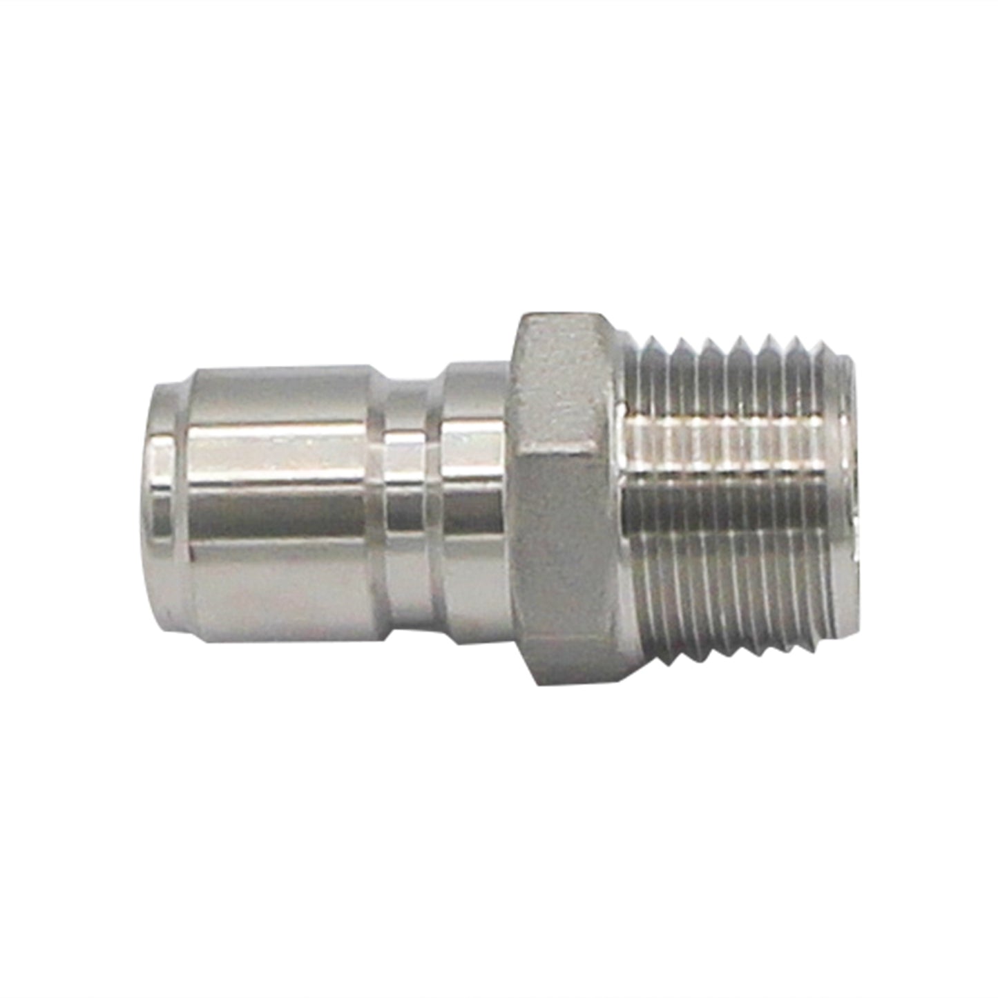 Stainless Steel Male Quick Disconnect to 1/2" Male NPT