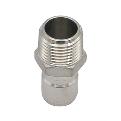 Stainless Steel Male Quick Disconnect to 1/2" Male NPT