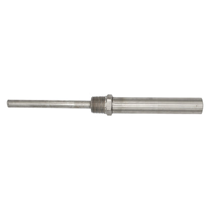 Thermowell with Heat Shield - Stainless Steel - 1/2" NPT