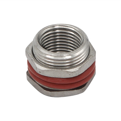 Stainless Steel Thin Wall Bulkhead - 1/2" NPT