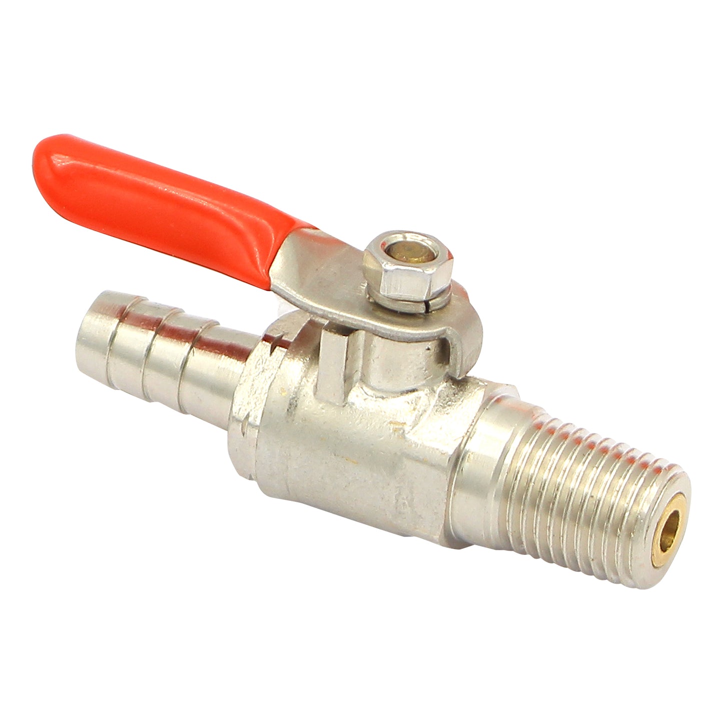 Ball Check Valve - 1/4" Male NPT to 3/8" Barb